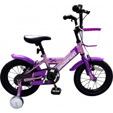 Skorpion 14" Paris Girls Bicycle : Purple